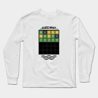 Guess the Word - Wordle Long Sleeve T-Shirt